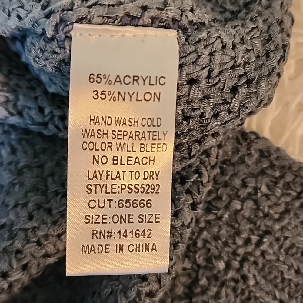 SHE+SKY Gradient Blue and Cream Sweater Brand New